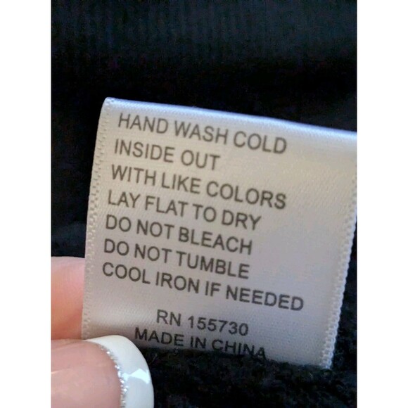 Jane + Delancey Sweatshirt Women's 1X Black Cheetah Print Leopard Metallic Comfy - Picture 11 of 13